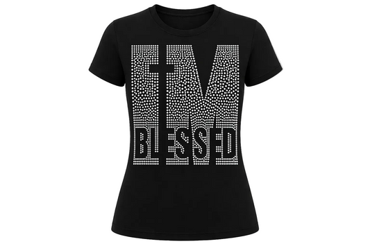 I'm Blessed Rhinestone Tee