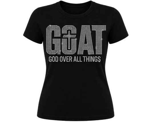 GOAT Rhinestone Tee