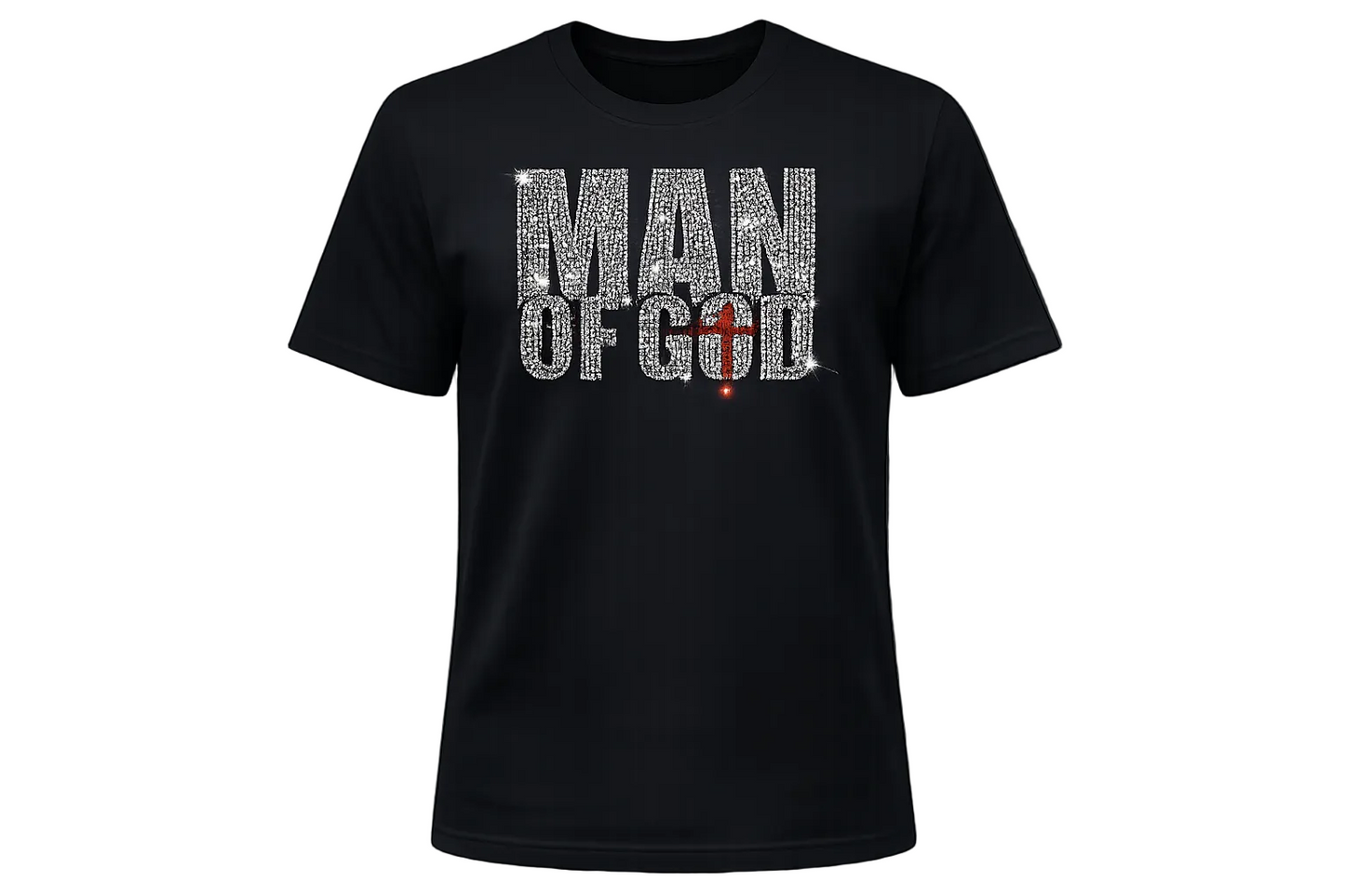 Man of God Rhinestone Tee