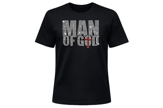 Man of God Rhinestone Tee