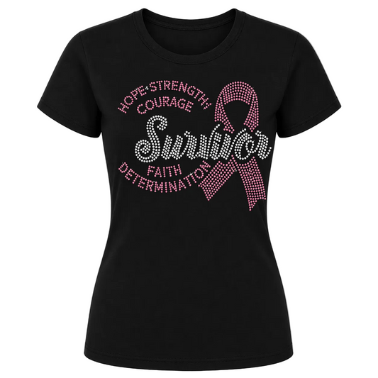 Survivor Rhinestone Tee
